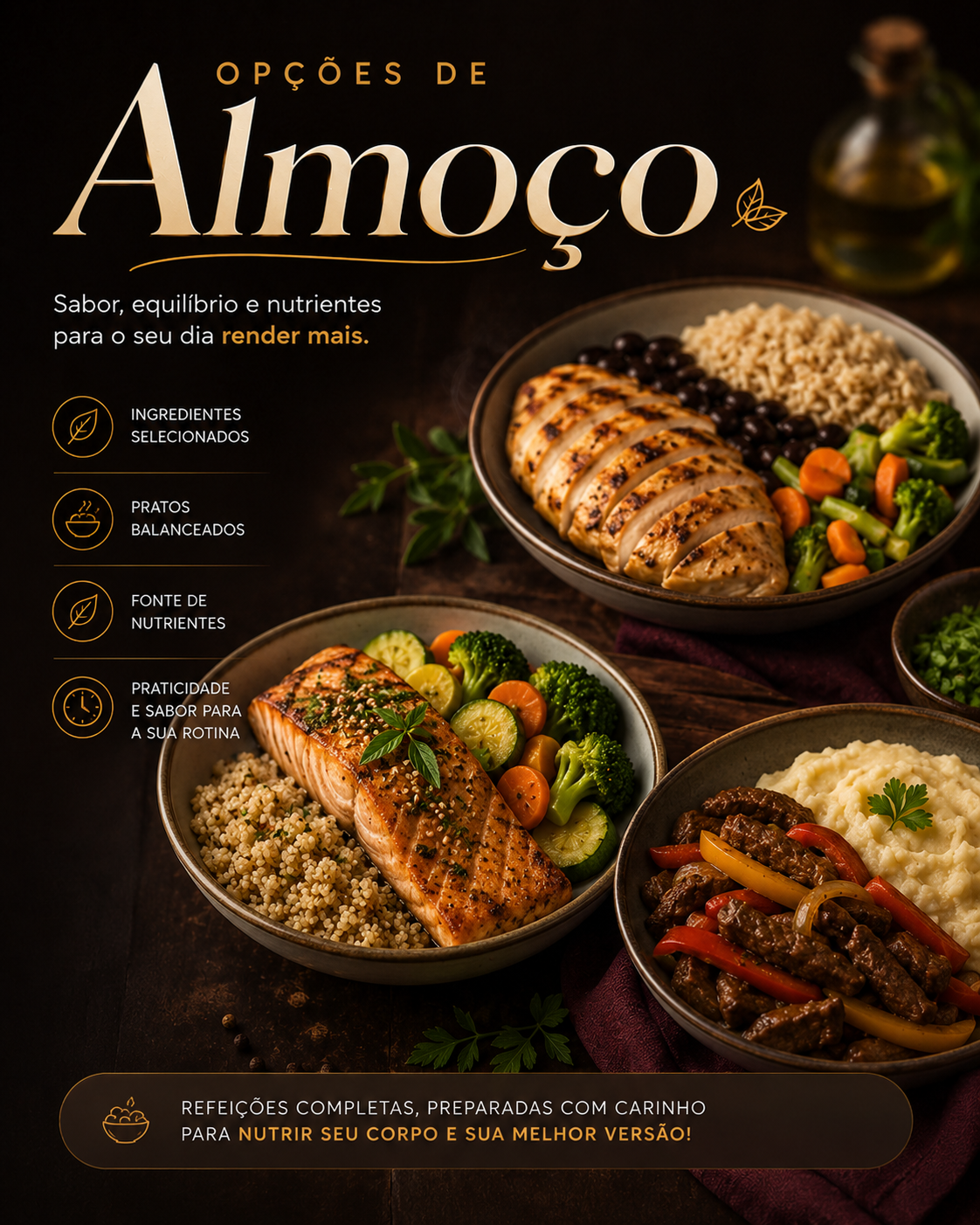 Receitas de almoço