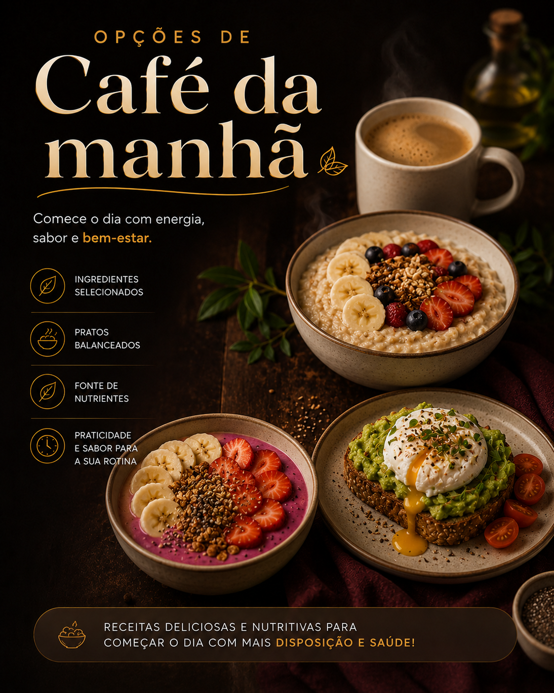 Receitas de café da manhã