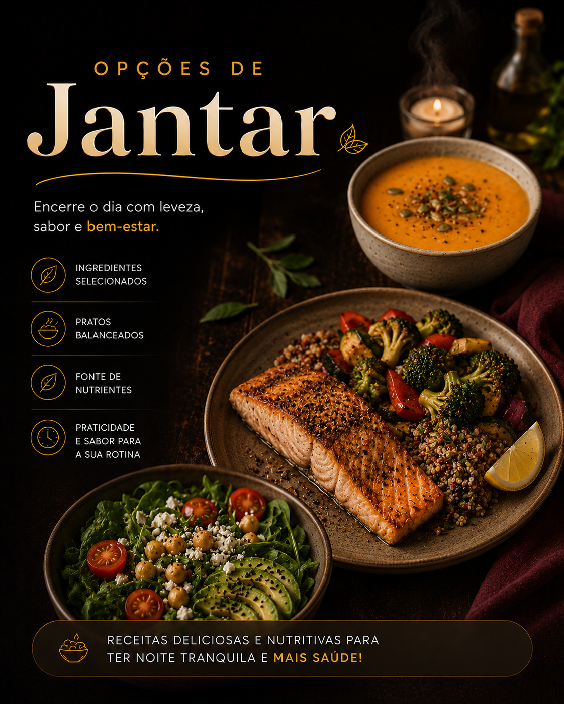 Receitas de jantar